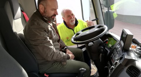 Promedio incorpora nuevo camión recolector control pesaje cubrir Aceuchal