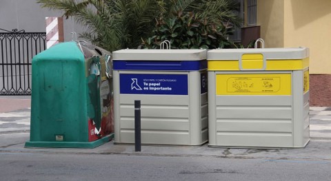 Almuñécar amplia y refuerza servicio reciclado urbano nuevos contenedores