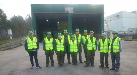 Alumnos “Mos Verde” completan conocimientos gestión residuos planta Sogama