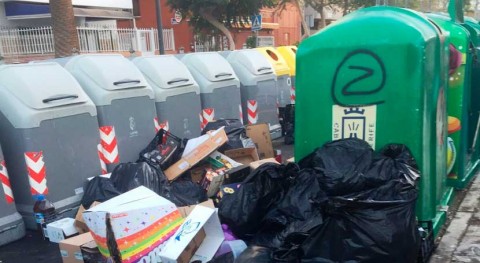 Multa 3.000 euros depositar basura fuera contenedor Arona