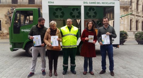 marcha camión reciclaje recoger residuos especiales Palma Mallorca
