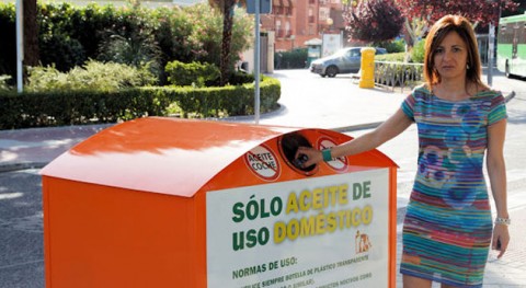San Sebastián Reyes estrena 20 nuevos contenedores reciclaje aceite doméstico