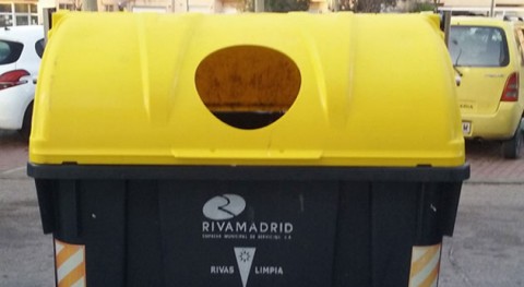 Mejores tapas mejor reciclaje: Rivas renueva contenedores