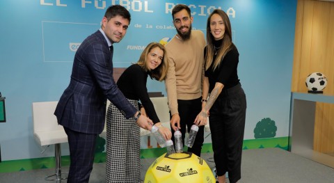 Fútbol y reciclaje unen fuerzas campaña Fundación AFE, Fundación Reina Sofía y Ecoembes