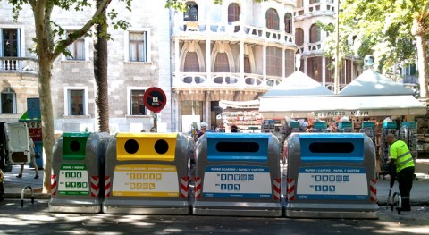 30% contenedores residuos Palma Mallorca están controlados vía satélite