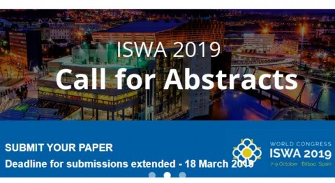 Ampliado plazo envío propuestas ponencia ISWA 2019 18 marzo