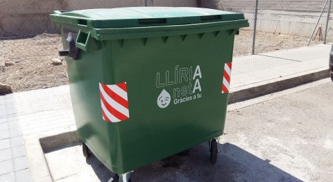 Llíria renueva contenedores basura 300 nuevas unidades