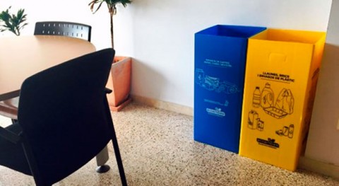Palma reparte unas 500 papeleras reciclaje dependencias y organismos municipales