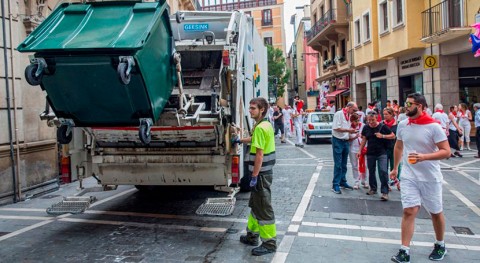 Llega San Fermín: Casco Antiguo Pamplona contará nuevo recogida selectiva residuos