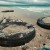 neumáticos abandonados que amenazan  océanos