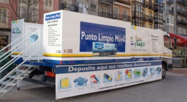 punto limpio móvil Santander recogió más 30.000 kilos residuos 2012