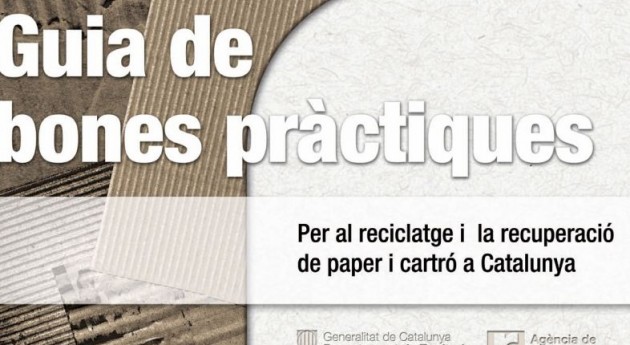 Presentación Guía buenas prácticas reciclaje papel y cartón Cataluña