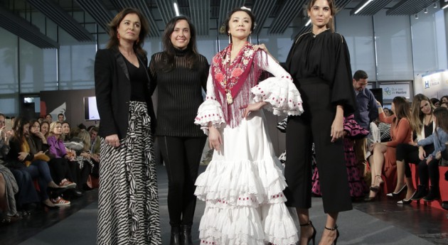 primer traje flamenca realizado tejidos reciclados ya es realidad
