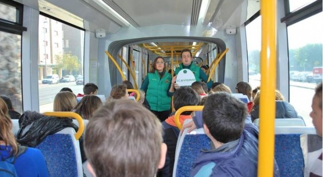 ' tranvía vidrio' sensibiliza escolares y ciudadanos importancia reciclar envases vidrio
