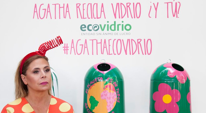 Sostenibilidad y reciclaje vidrio, protagonistas colección Agatha Ruiz Prada