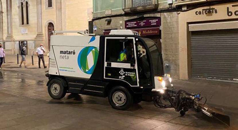 FCC Medio Ambiente renueva contrato recogida residuos y limpieza varia Mataró