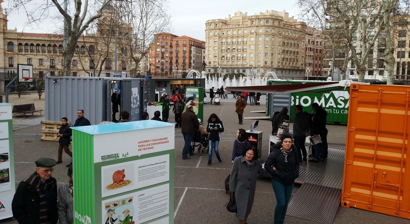 exposición "Biomasa tu casa" desembarca Valladolid