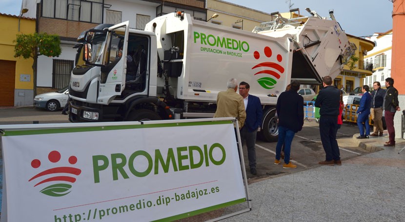 nuevo camión basura Calamonte crece facilitar recogida sola ruta