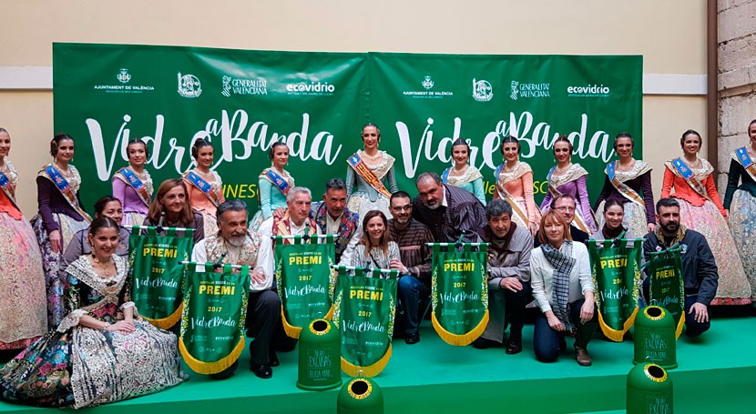300 comisiones falleras participan recogida envases vidrio Valencia