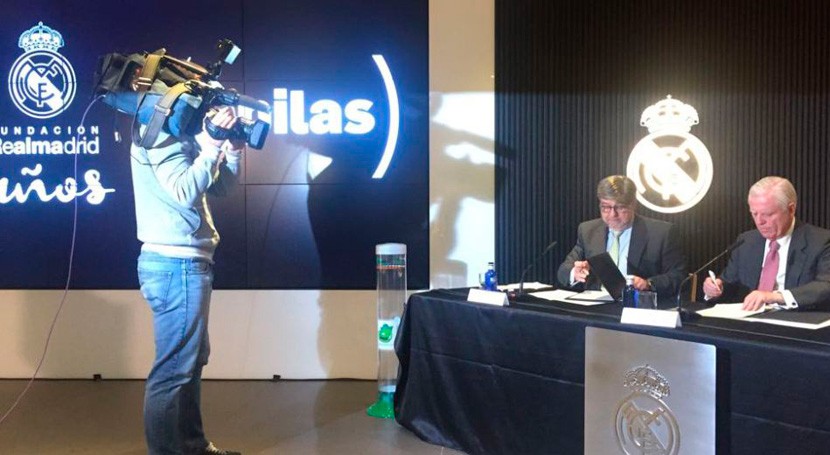 Ecopilas renueva convenio Fundación Real Madrid