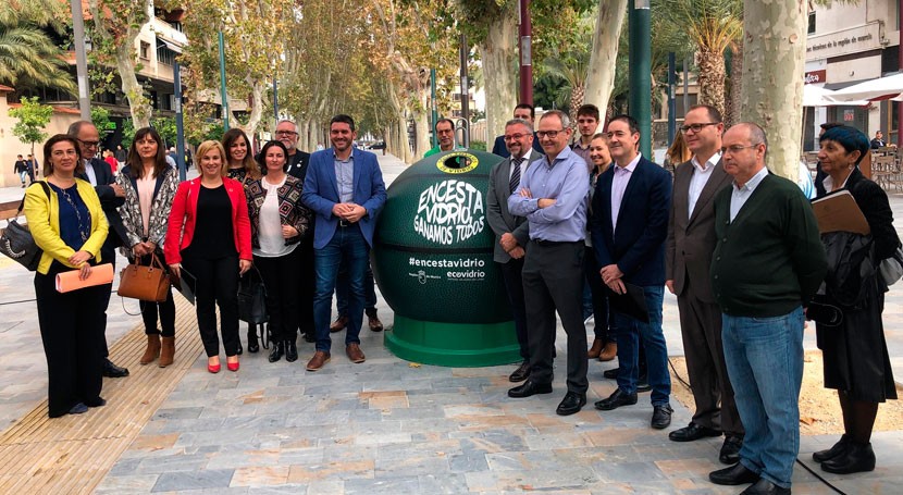 Ecovidrio pone marcha campaña Región Murcia fomentar reciclaje envases