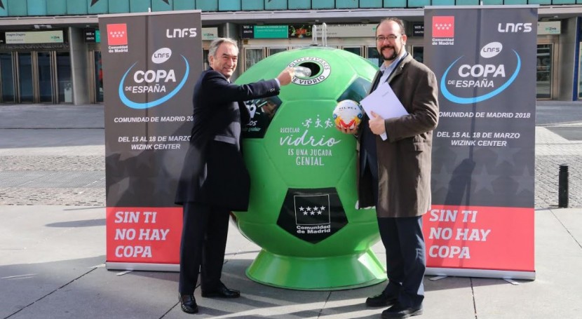 Ecovidrio se convierte patrocinador ambiental Liga Nacional Fútbol Sala
