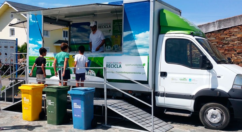 buenas prácticas reciclaje llegan playa Coroso, Ribeira