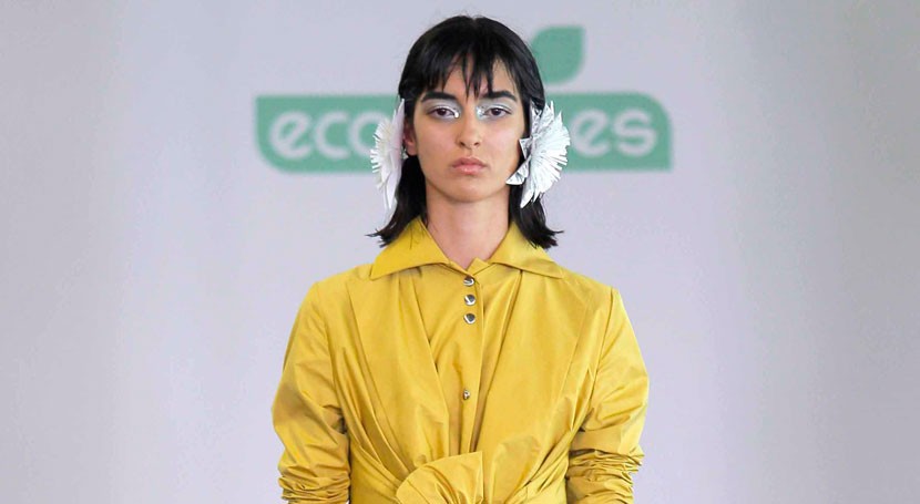 María Clè Leal abre Mercedes Benz Fashion Week Madrid colección une moda y reciclaje
