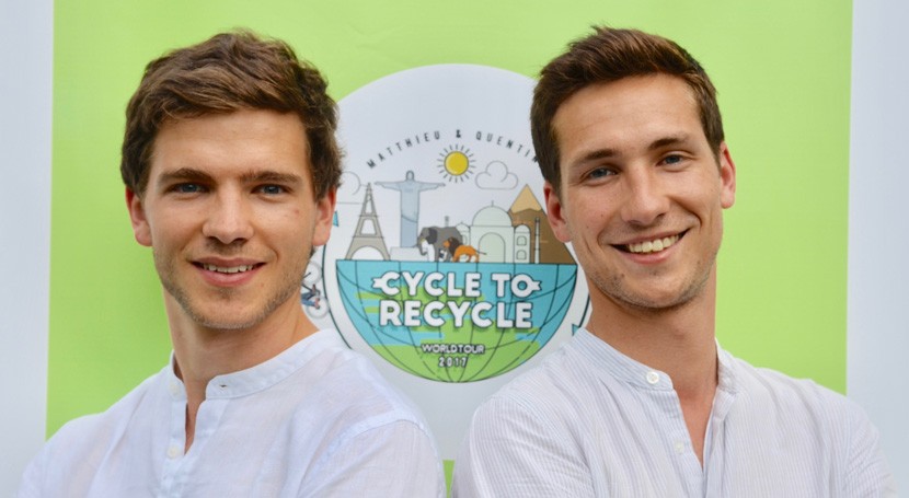 Cycle to Recycle: vuelta al mundo bici reducir impacto residuos plásticos
