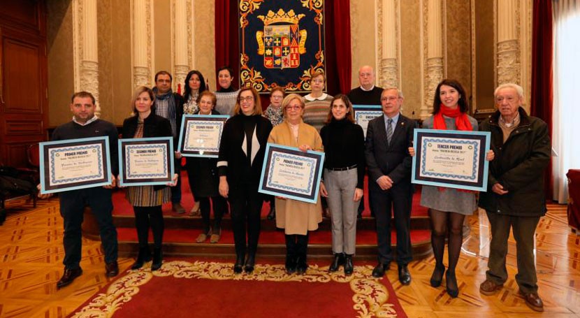 Premiados ayuntamientos líderes ranking "Palencia Recicla 2017"