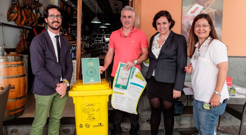 marcha proyecto reciclaje establecimientos turísticos Puerto Cruz